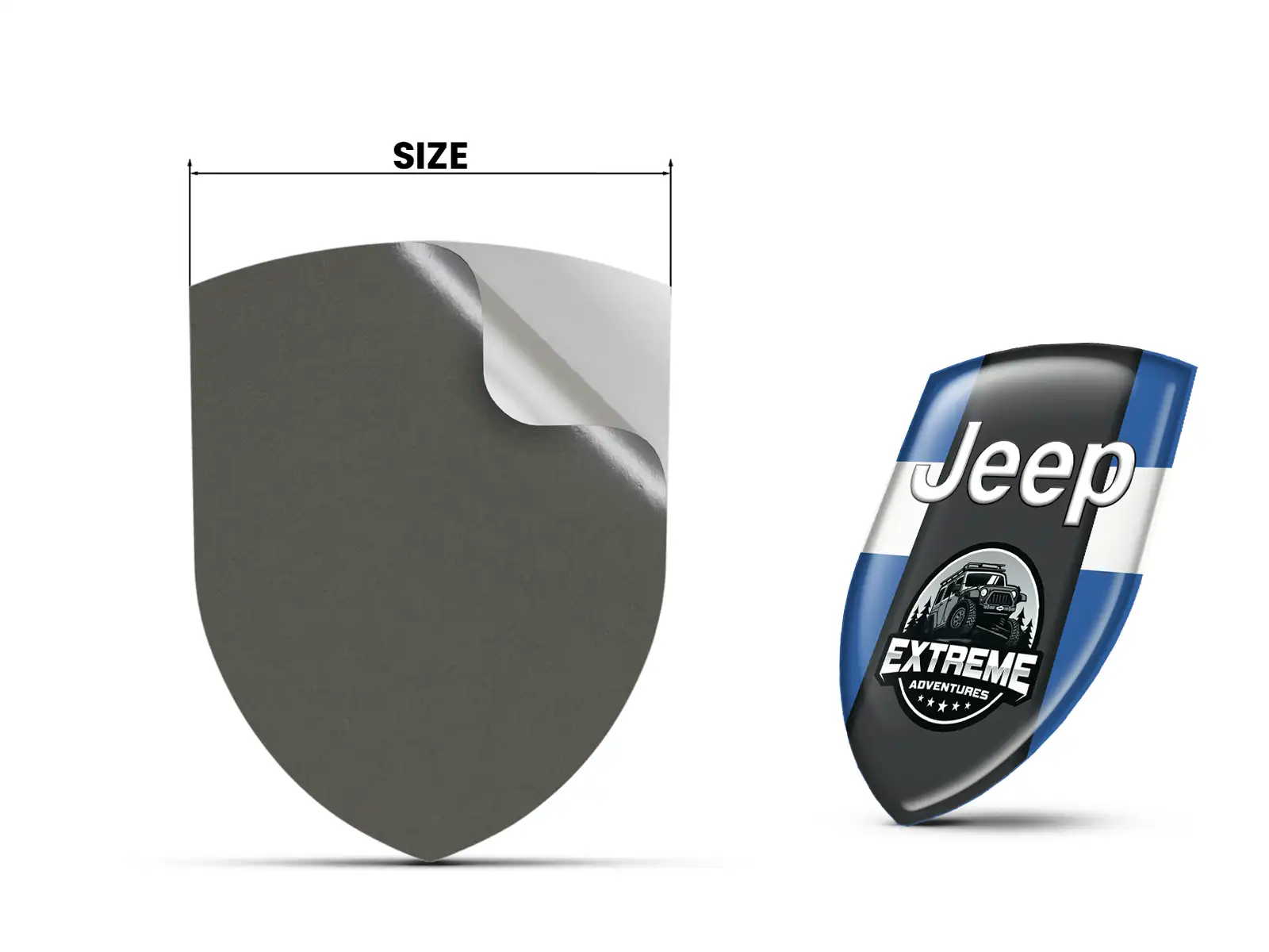 Jeep Adesivi Paraurti Auto su Misura Tuning Chic Drift